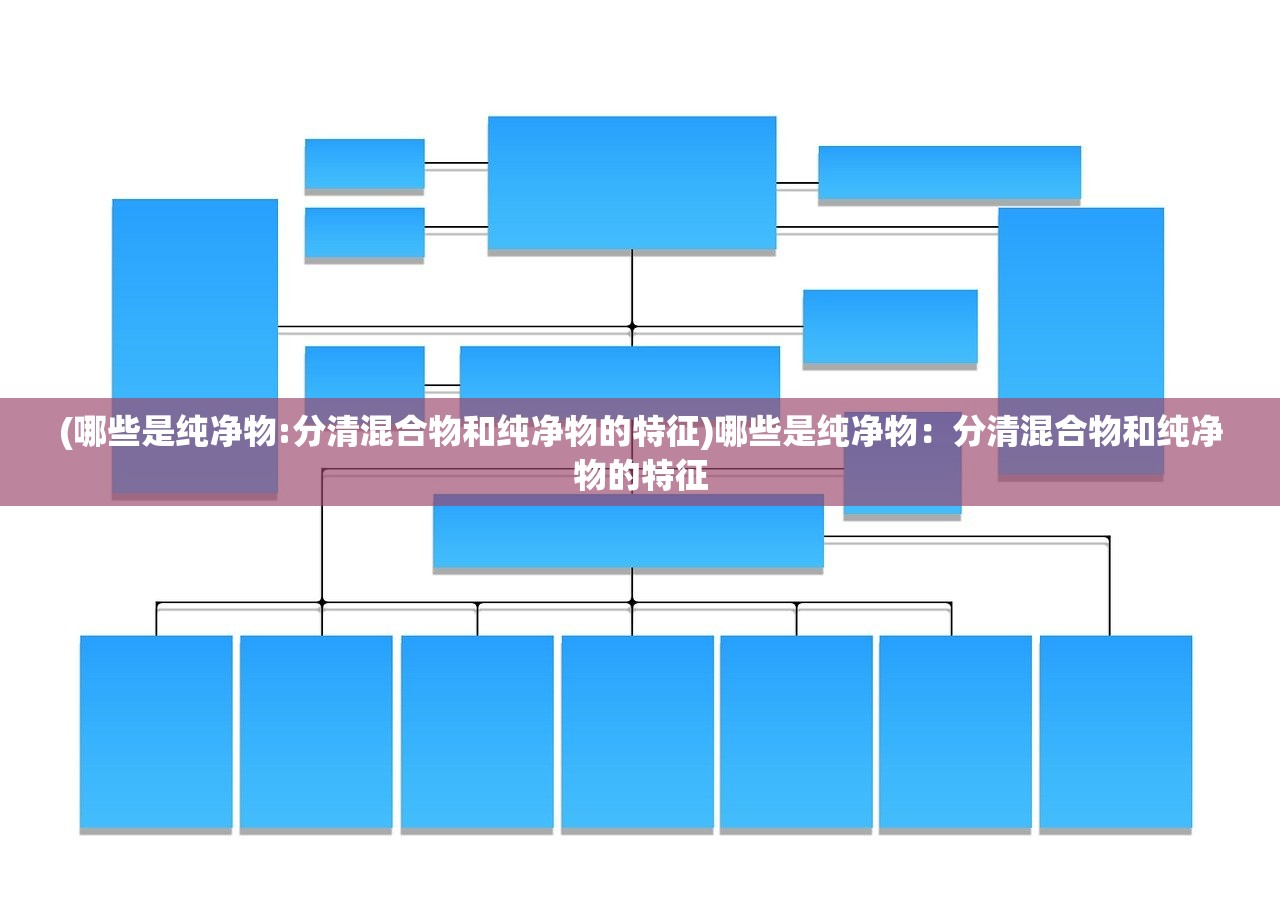 (哪些是纯净物:分清混合物和纯净物的特征)哪些是纯净物：分清混合物和纯净物的特征