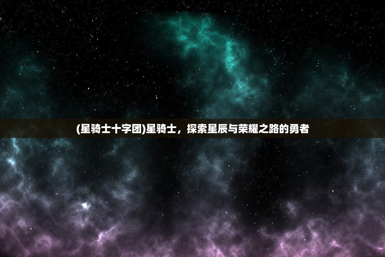 (星骑士十字团)星骑士，探索星辰与荣耀之路的勇者