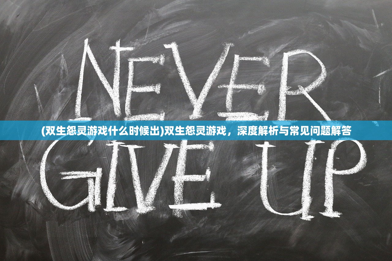 (双生怨灵游戏什么时候出)双生怨灵游戏，深度解析与常见问题解答