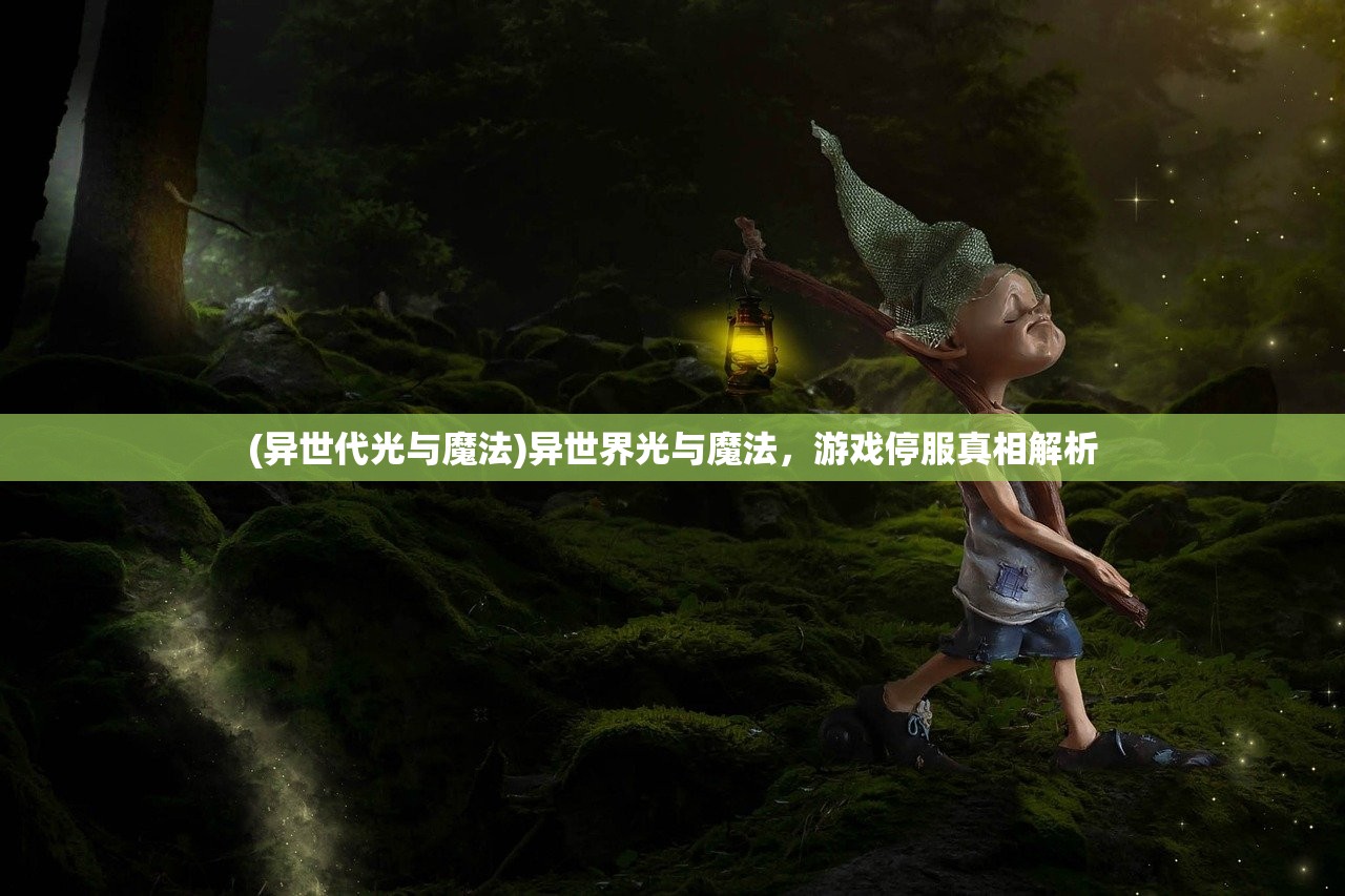 (异世代光与魔法)异世界光与魔法，游戏停服真相解析